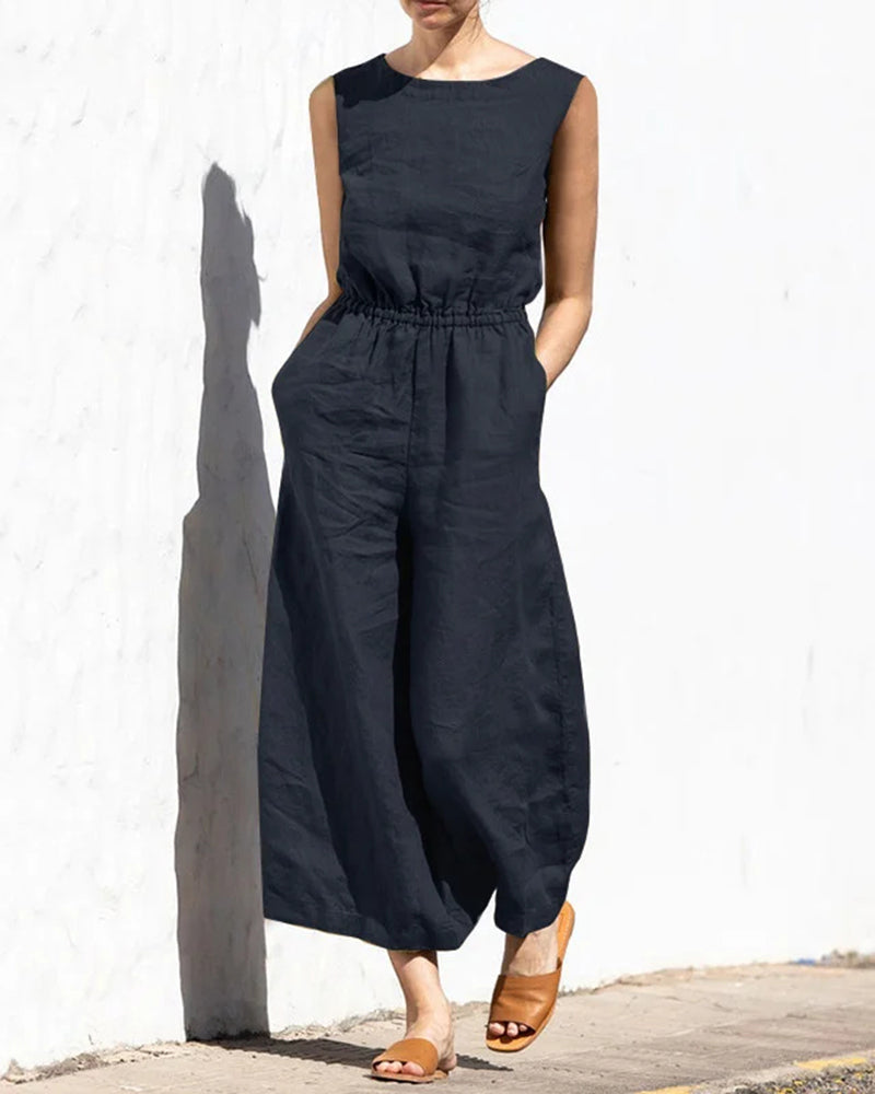 Cissy | Linen Look Jumpsuit