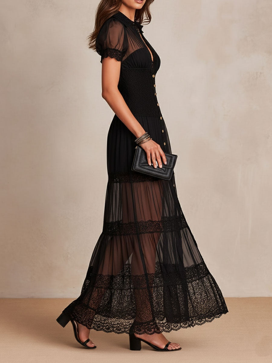Isadora - Lace Maxi Dress