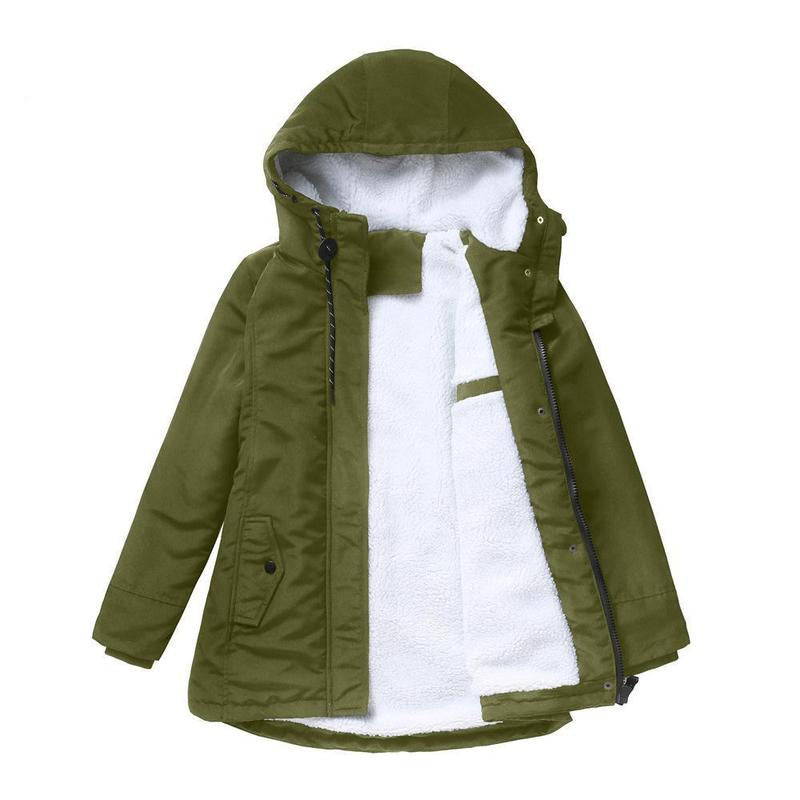 Helen - Warm Hooded Cozy Quilted Jacket