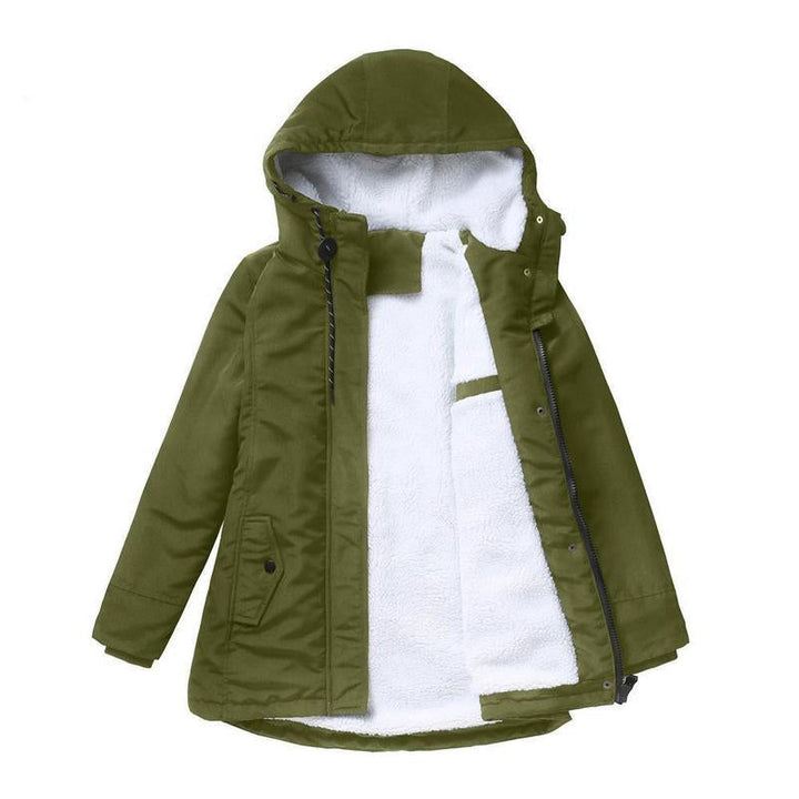 Helen - Warm Hooded Cozy Quilted Jacket