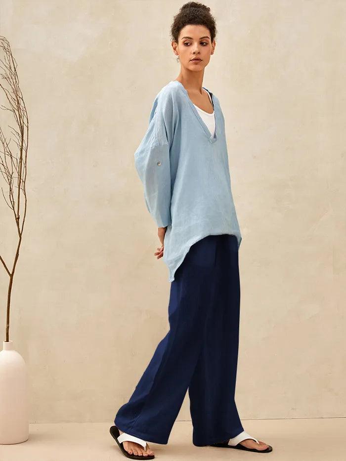Margaret | Classic Linen Pants