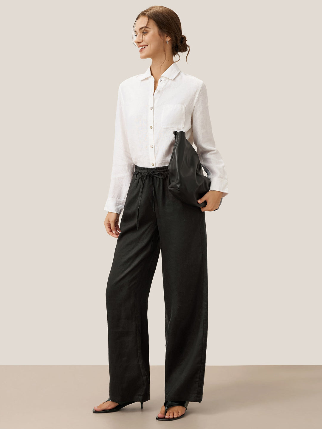 Margaret | Classic Linen Pants