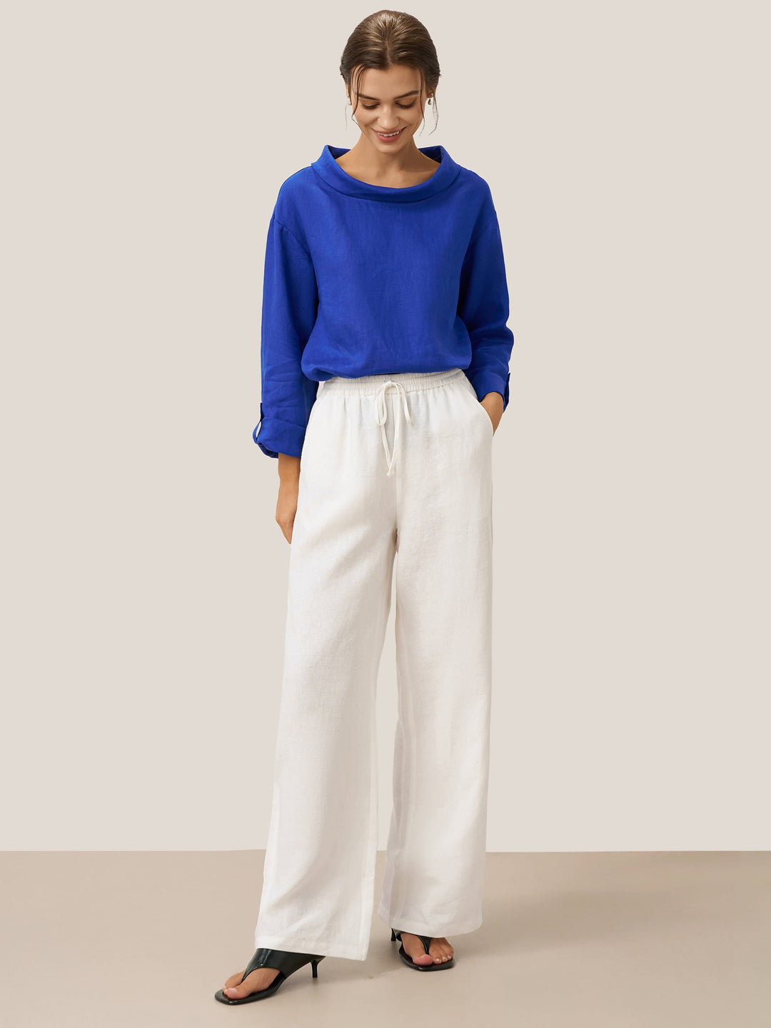 Margaret | Classic Linen Pants