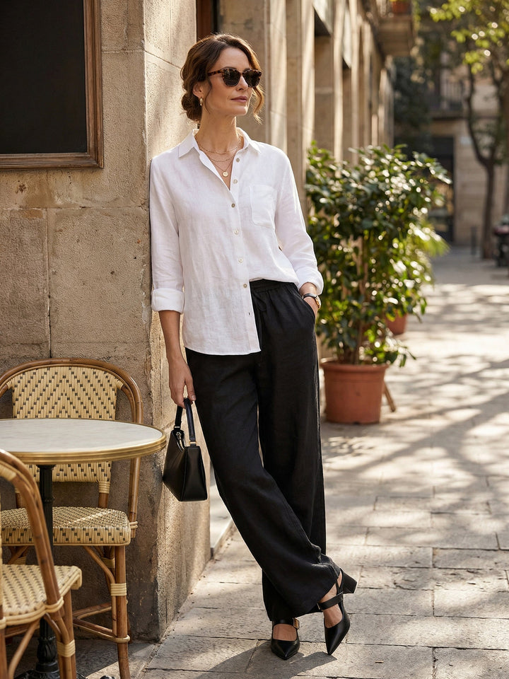 Margaret | Classic Linen Pants