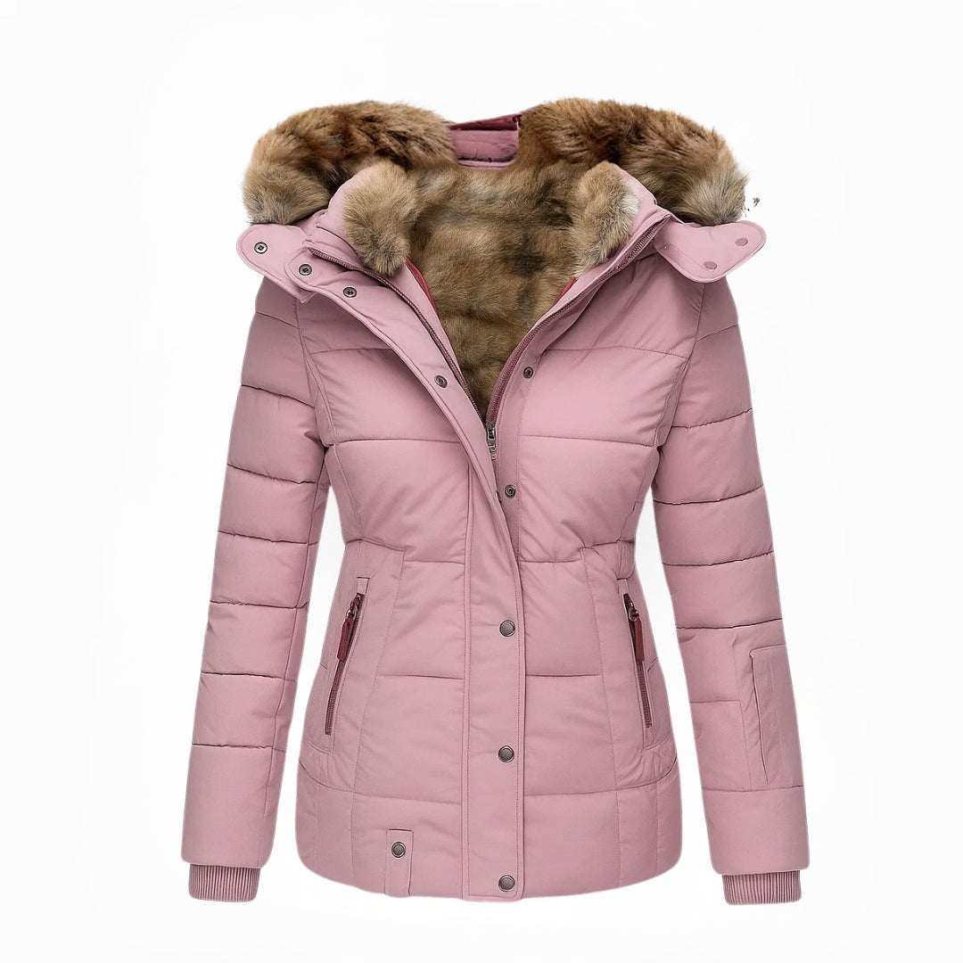 Anna – Luxe Winter Fur Hood Parka