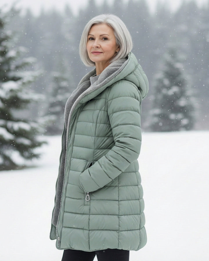 Clair - Double Fleece Hooded Winter Coat