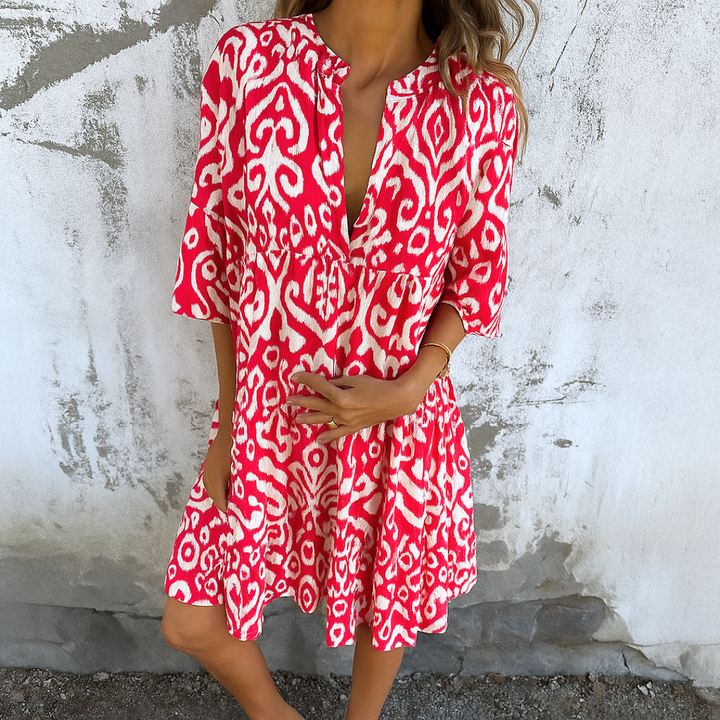 Emily™ | Elegant dress with V-neck