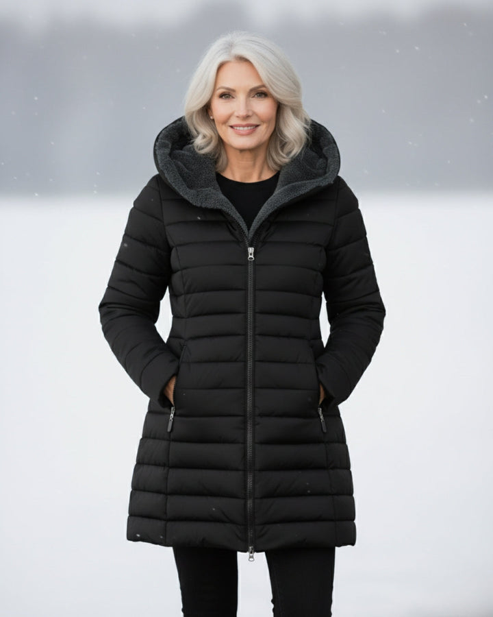 Clair - Double Fleece Hooded Winter Coat