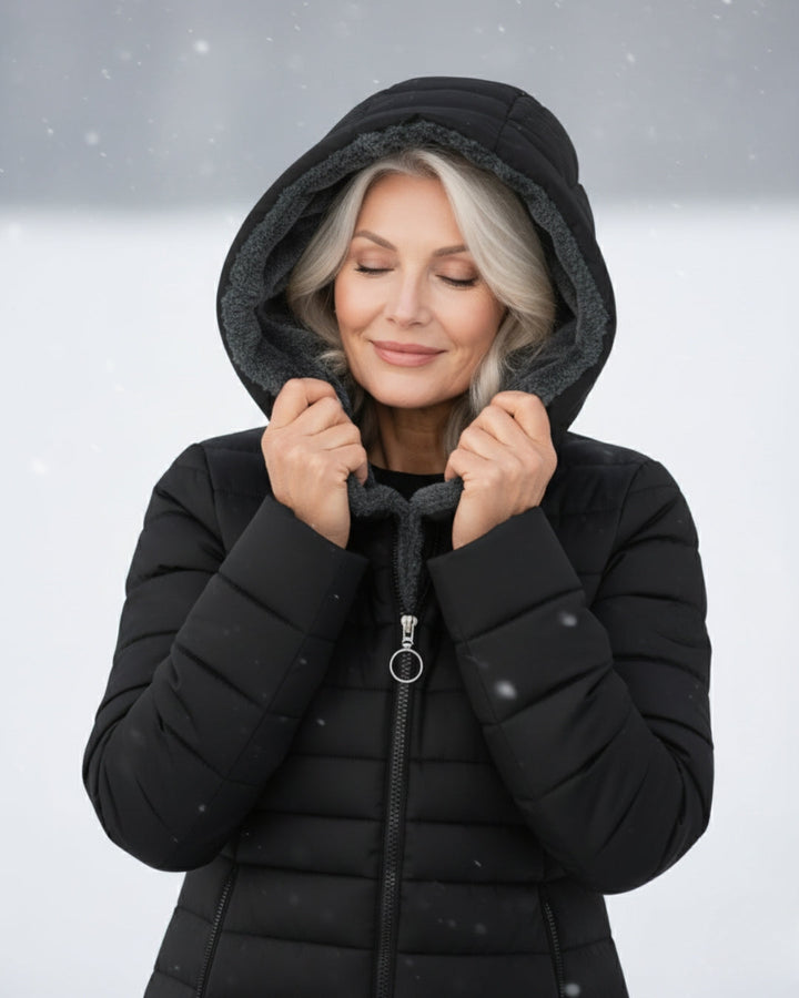 Clair - Double Fleece Hooded Winter Coat