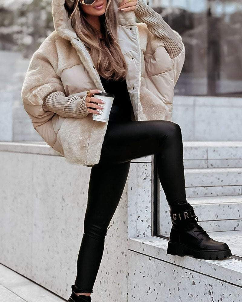 Raina - Luxe Cozy Winter Hooded Jacket