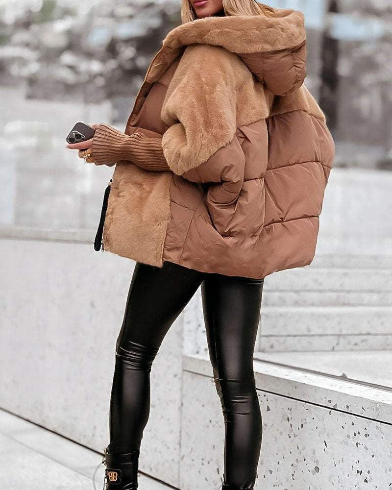 Raina - Luxe Cozy Winter Hooded Jacket