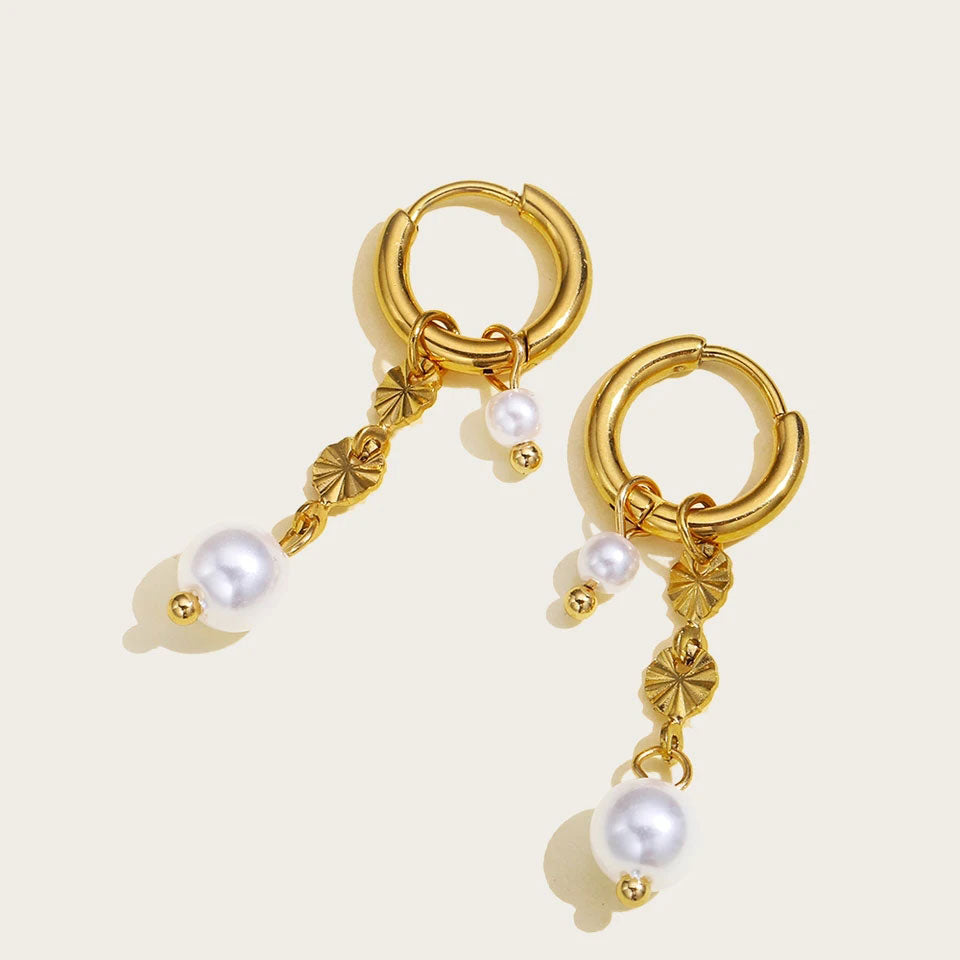 Clara | Sunburst Earrings 18K Gold