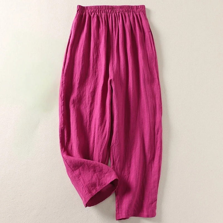Tessa | Easy Comfort Pants – Linen Cotton Blend