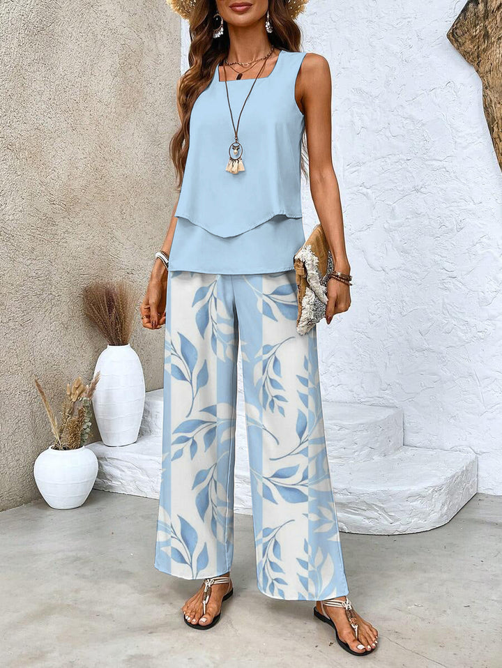 Nancy | Breathable Sleeveless Summer Set