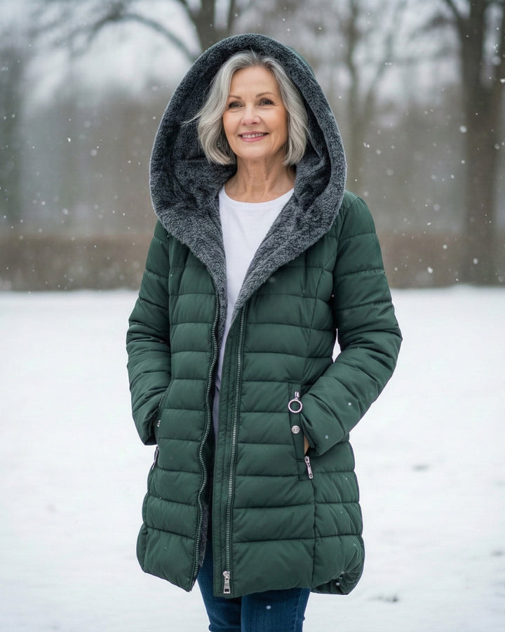 Clair - Double Fleece Hooded Winter Coat