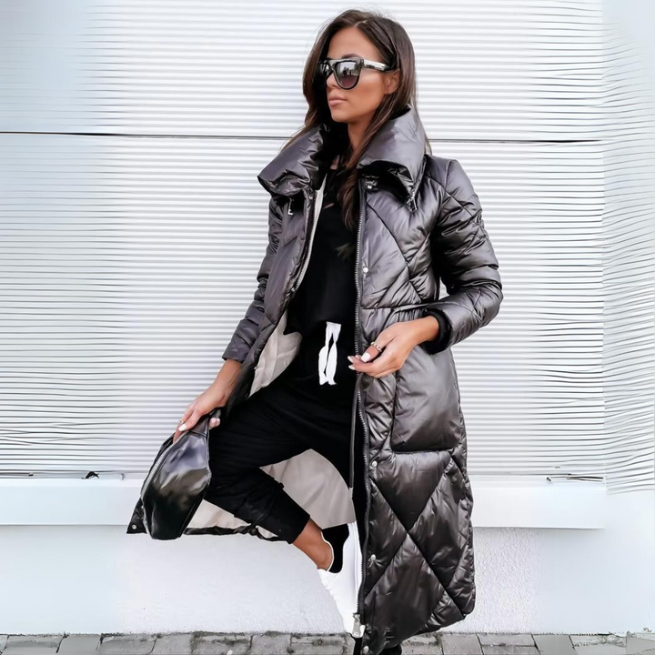 Elsa - Long Quilted Puffer Coat