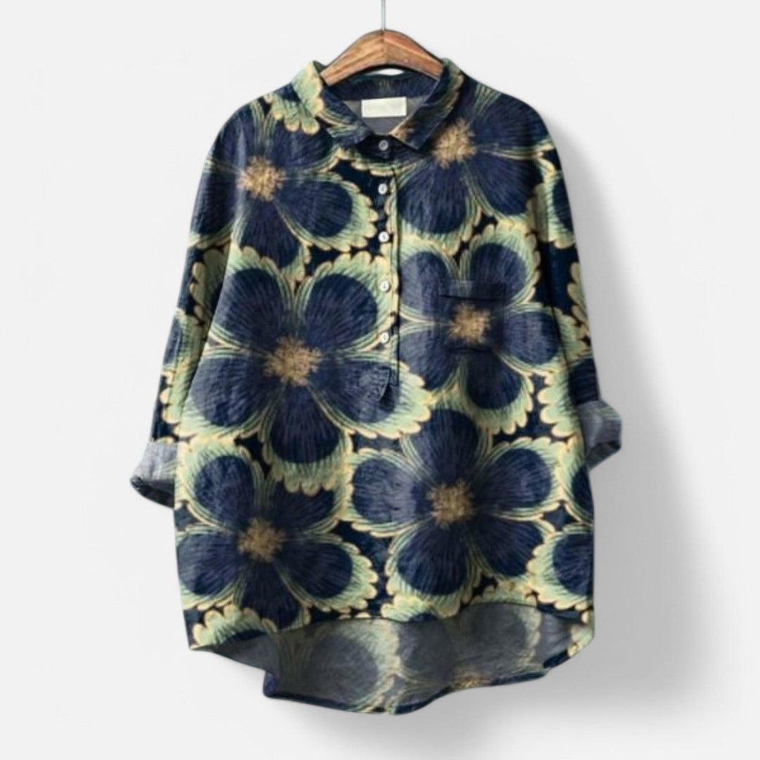 Kiara™ | Stylish Loose Fit Floral Blouse