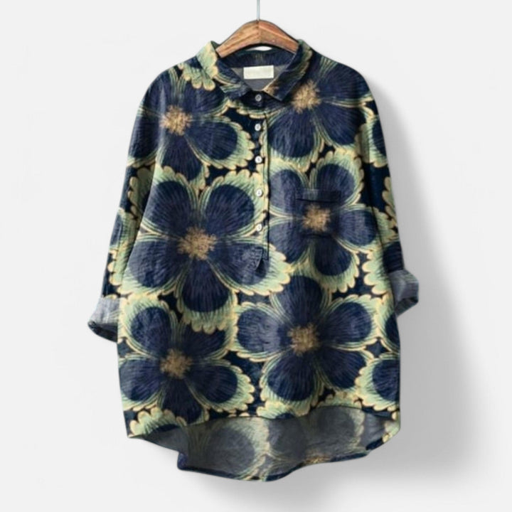 Kiara™ | Stylish Loose Fit Floral Blouse