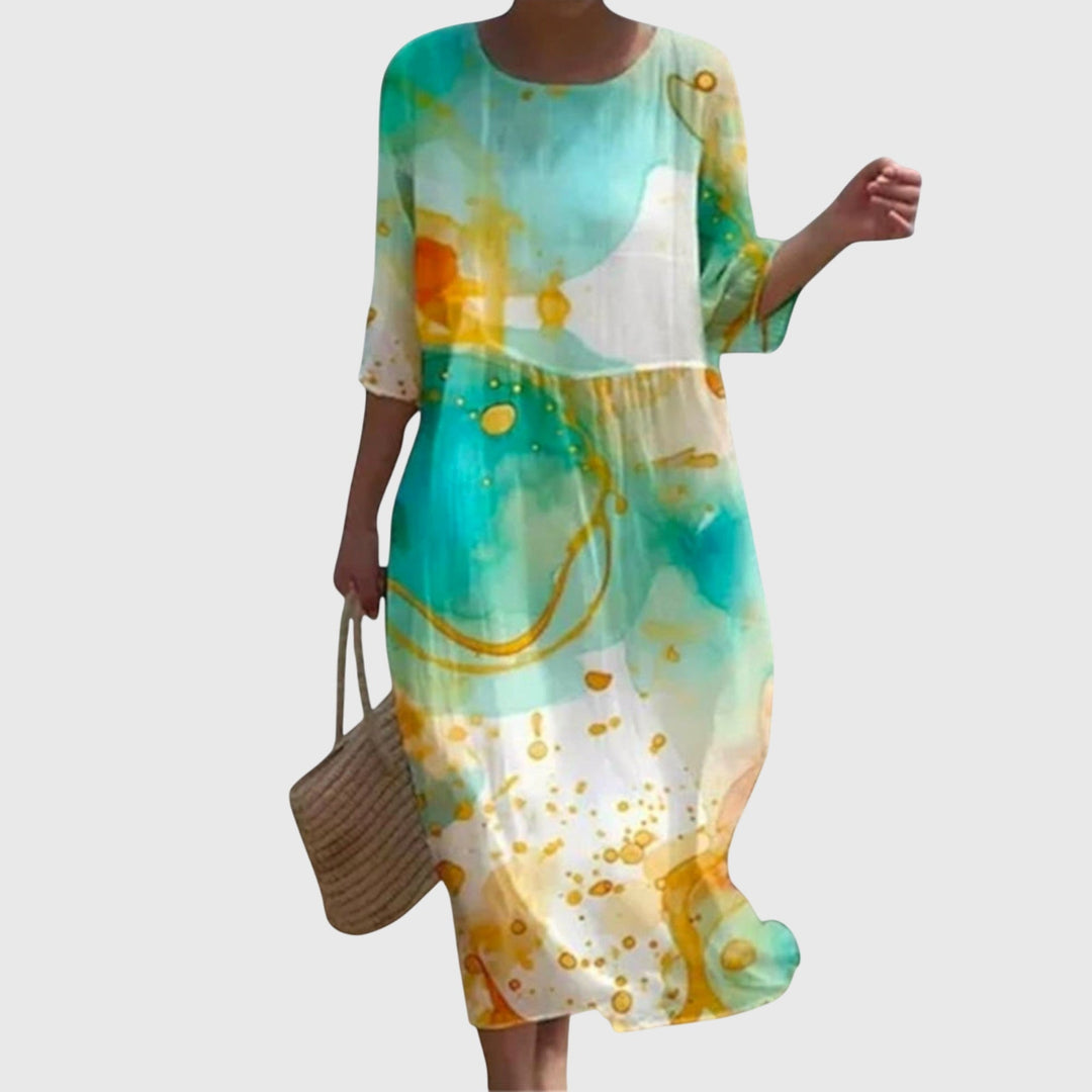 Annie | Stylish Floral Maxi Dress