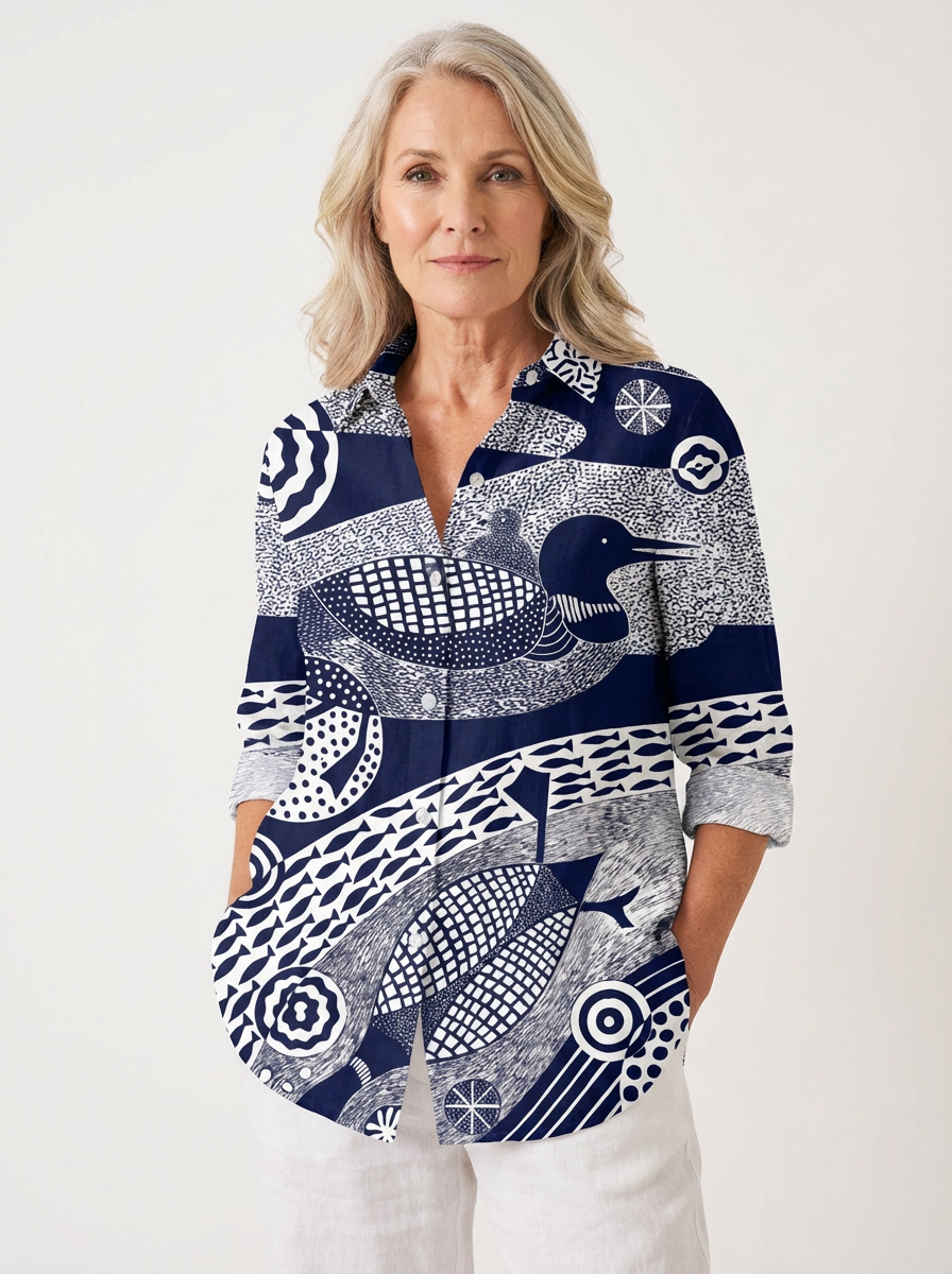 Marin | Duck &amp; Fish Story Blouse