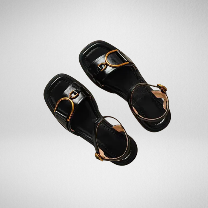 Amara | Buckled Flat Sandals™