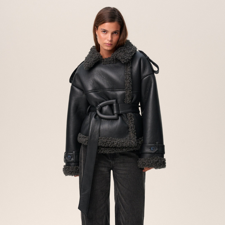Elvira - Luxe Oversized Belted Winter Jacket