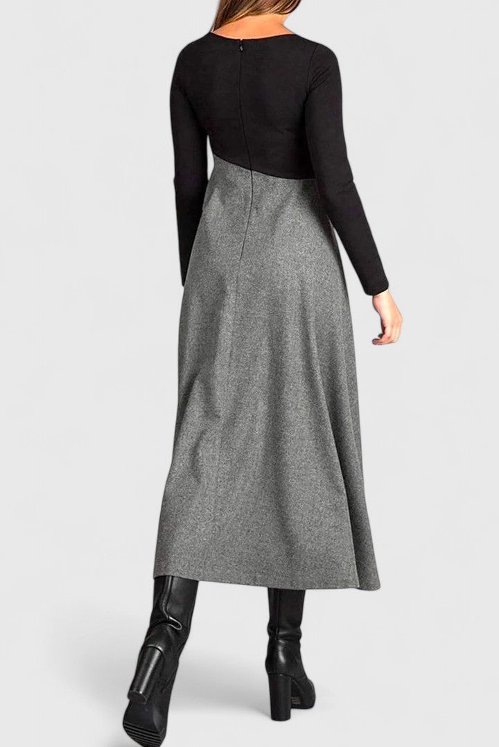 Annie | Elegant Long Sleeve Maxi Dress