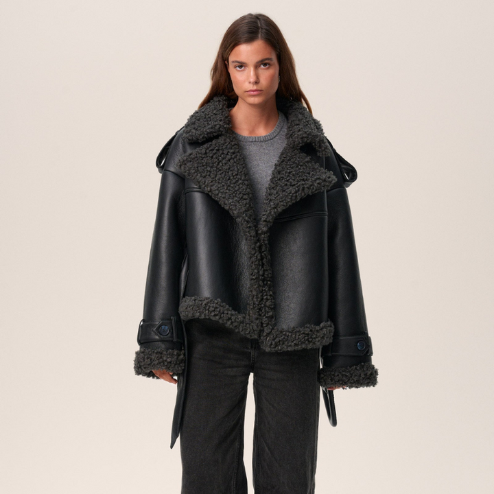 Elvira - Luxe Oversized Belted Winter Jacket