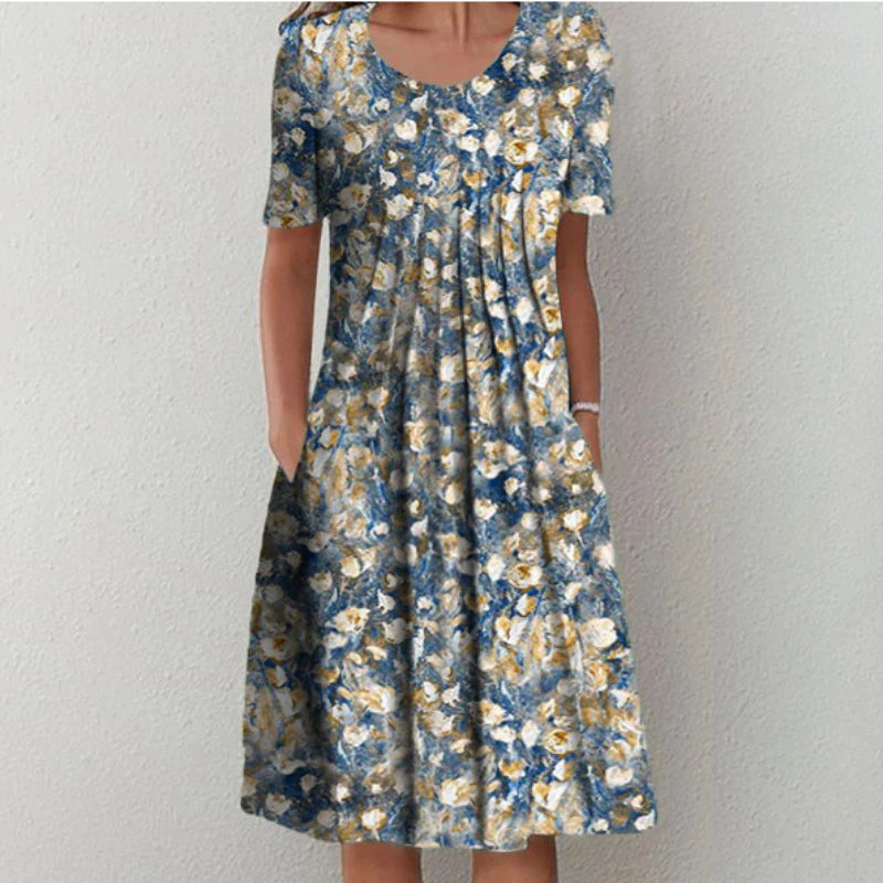 Gigi | Relaxed Fit Floral Midi Dress
