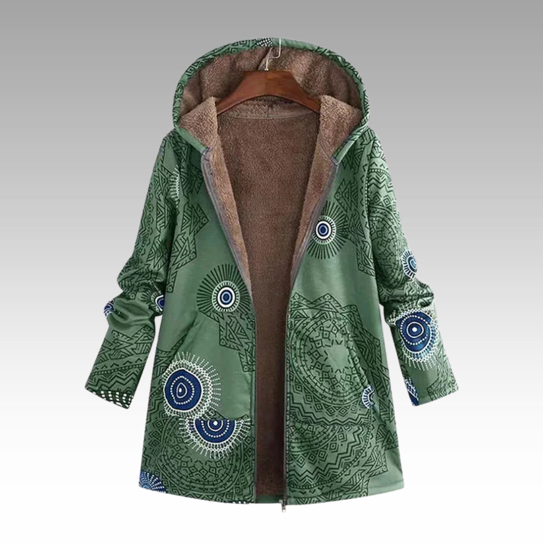 Cozeva - Boho Warm Hooded Coat