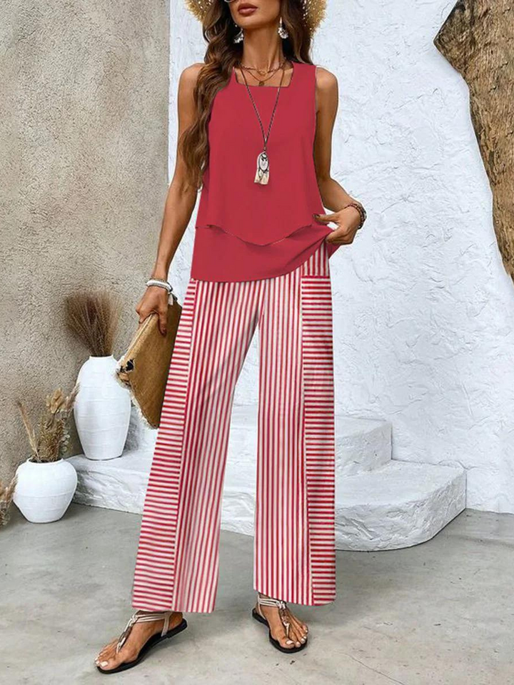 Nancy | Breathable Sleeveless Summer Set