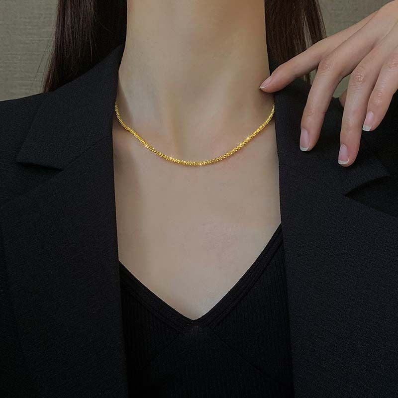 Clara | Beach Necklace 18K Gold