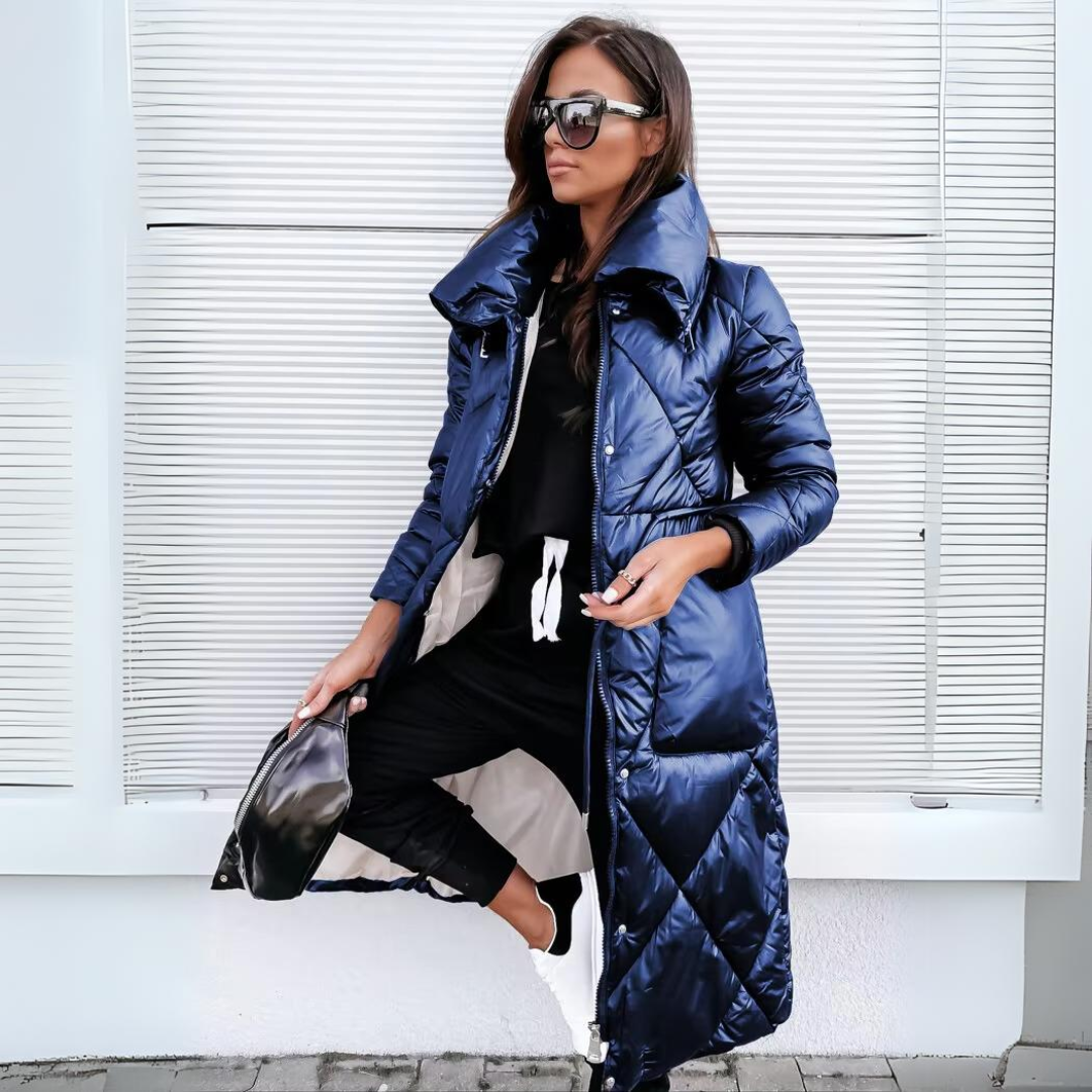 Elsa - Long Quilted Puffer Coat