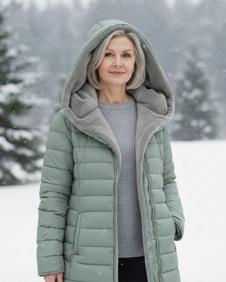 Clair - Double Fleece Hooded Winter Coat