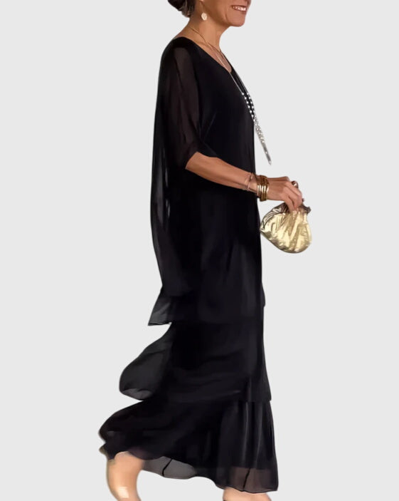 Annie | Long and Flowing Elegant Dress