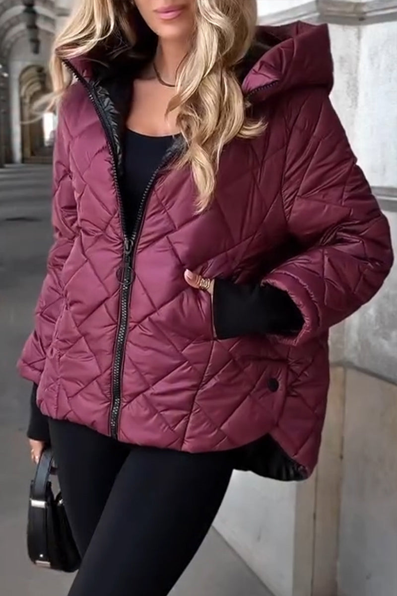 Nadia - Chic Quilted Hooded Puffer Jacket
