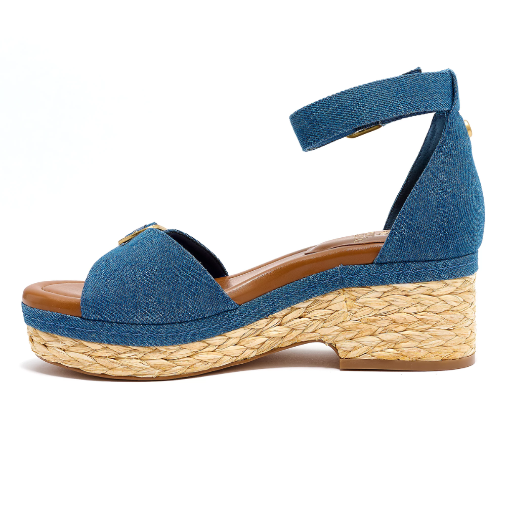 Karen | Denim Sandals Wedges, The Wedge That Goes With Everything