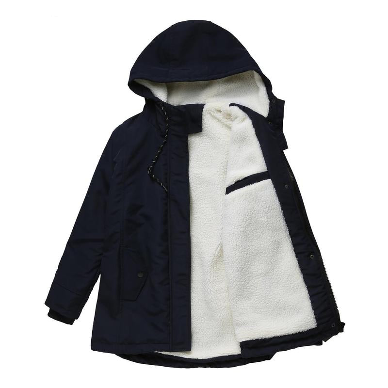 Helen - Warm Hooded Cozy Quilted Jacket