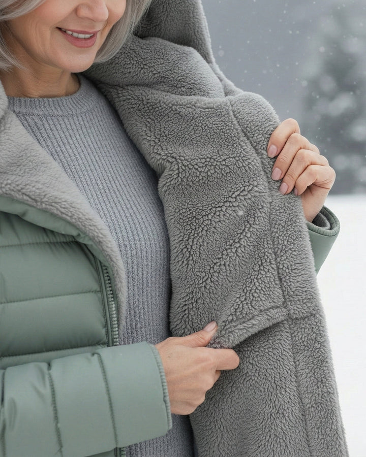 Clair - Double Fleece Hooded Winter Coat