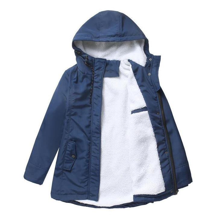 Helen - Warm Hooded Cozy Quilted Jacket