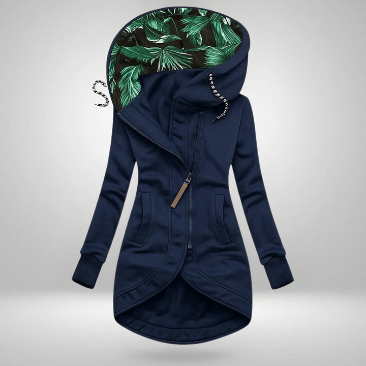 Anna - Asymmetrical Zip Hoodie