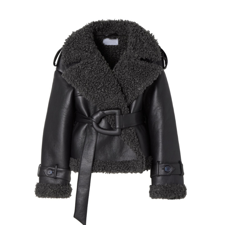 Elvira - Luxe Oversized Belted Winter Jacket