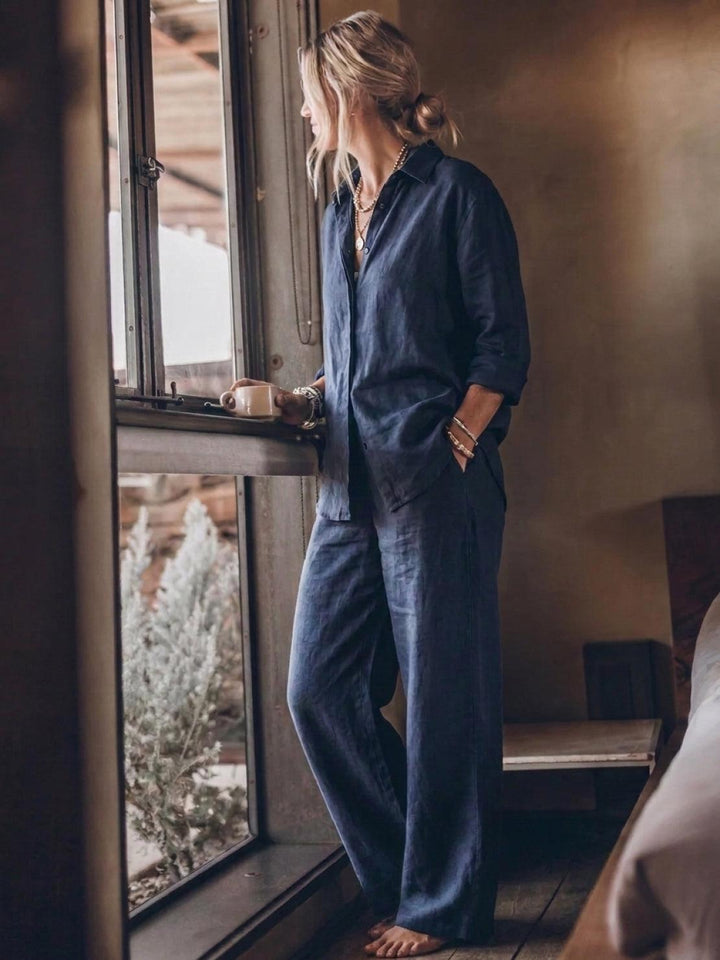 Harper™ | Pure Cotton Relaxed Set