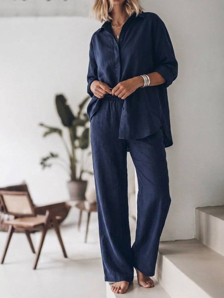 Harper™ | Pure Cotton Relaxed Set