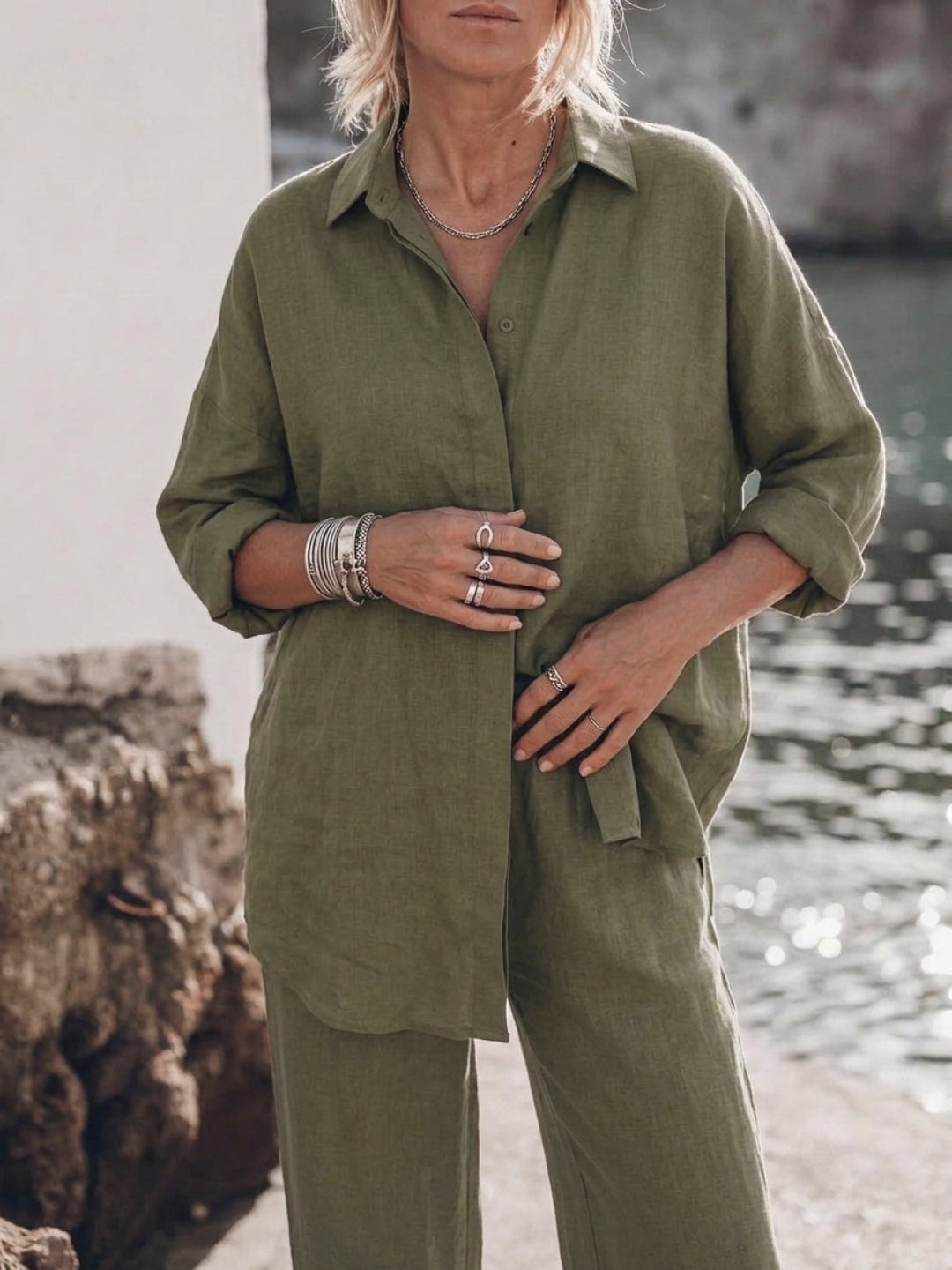 Harper™ | Pure Cotton Relaxed Set