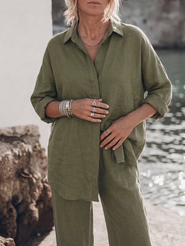 Harper™ | Pure Cotton Relaxed Set