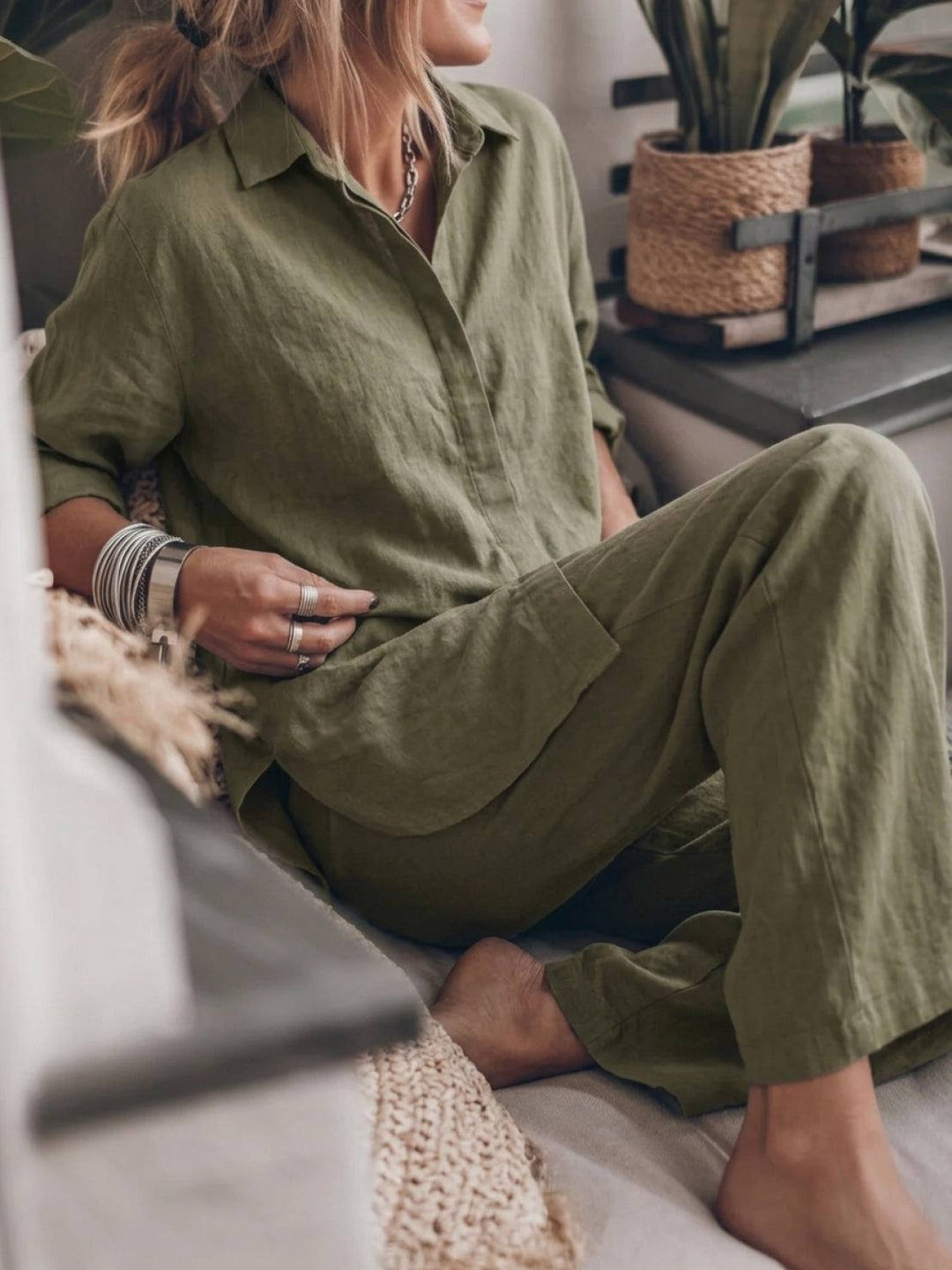 Harper™ | Pure Cotton Relaxed Set