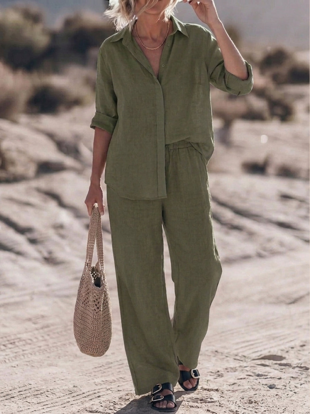 Harper™ | Pure Cotton Relaxed Set