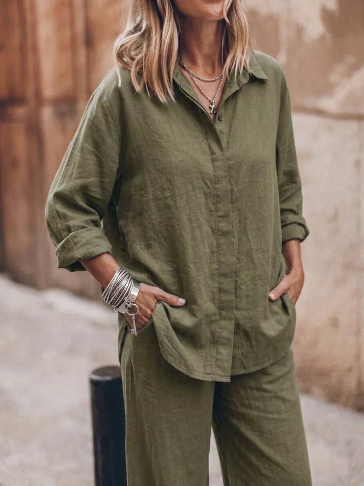 Harper™ | Pure Cotton Relaxed Set