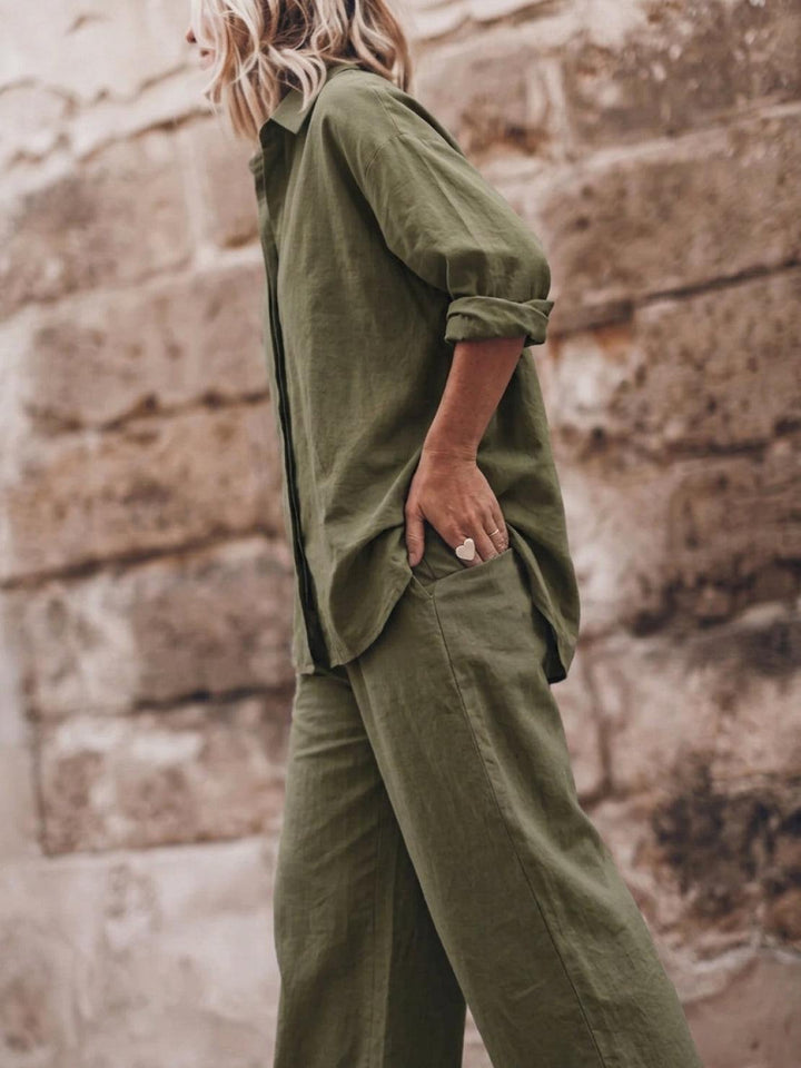 Harper™ | Pure Cotton Relaxed Set